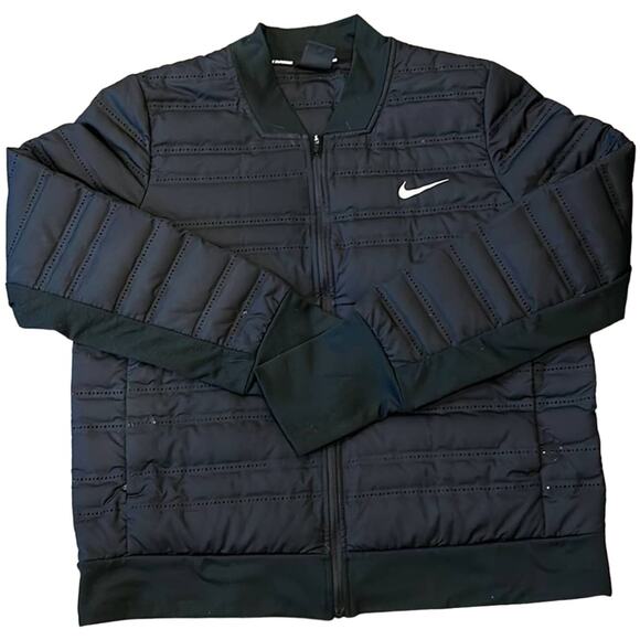Nike Women's Aeroloft Down Fill Running Jacket, Black, Size L - Picture 2 of 8